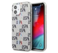 Custodia per iPhone 12 mini US Polo Logo Mania Collection, colore bianco