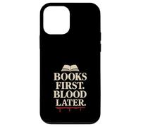 Custodia per iPhone 12 mini Vampire Fiction Bookish Romantico Fang Reader Letterario Scuro