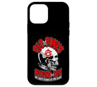 Custodia per iPhone 12 mini Vecchi punk non muoiono mai punk rock musica mohawk teschio
