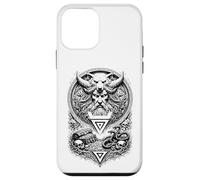 Custodia per iPhone 12 mini Veles Simbolo Rune Slavo Pagano Sciamano Totem Arte