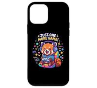 Custodia per iPhone 12 mini Video Gaming Just one more Game Gaming Red Panda
