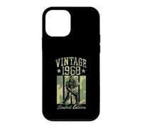 Custodia per iPhone 12 mini Vintage 1968 Bigfoot Sasquatch Theme Chitarra Edizione Limitata