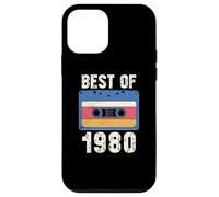 Custodia per iPhone 12 mini Vintage 1980's Kid Retro Born In the 1980 Cassette