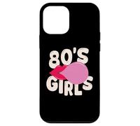 Custodia per iPhone 12 mini Vintage 80's slogan themed party, Lips bubble 80s Girls
