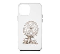 Custodia per iPhone 12 mini Vintage Atlante Greco Dio mitologia Titano Dio Storia Arte