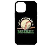 Custodia per iPhone 12 mini Vintage Baseball Lover, Just A Boy Who Loves Baseball