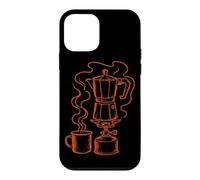 Custodia per iPhone 12 mini Vintage Camping Caffettiera All'aperto Escursioni Amante della natura