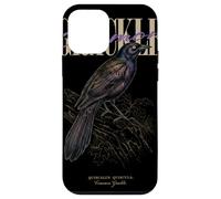 Custodia per iPhone 12 mini Vintage Comune Grackle Bird Art Natura Osservazione