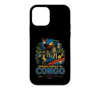 Custodia per iPhone 12 mini Vintage DR Congo viaggio souvenir regalo punto di riferimento