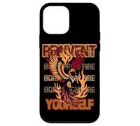 Custodia per iPhone 12 mini Vintage Fenice Rising From Ashes Rinascita Fuoco Mitologia Arte