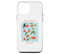 Custodia per iPhone 12 mini Vintage Fruit Cherry Flower Botanical Cottagecore Fruit