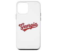 Custodia per iPhone 12 mini Vintage Georgia Script Classic Embroidered Style