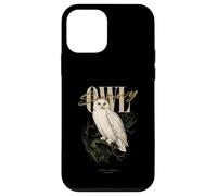 Custodia per iPhone 12 mini Vintage Gufo Innevato Uccello Arte Natura Guard