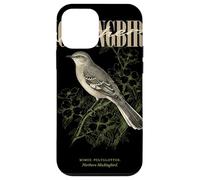 Custodia per iPhone 12 mini Vintage Northern Mockingbird Watching Art Love Birds