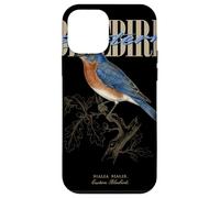 Custodia per iPhone 12 mini Vintage Orientale Bluebird Uccello Arte Natura Guardare