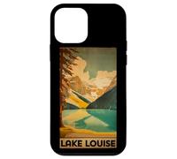 Custodia per iPhone 12 mini Vintage Parco Poster di Lake Louise