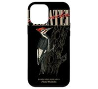 Custodia per iPhone 12 mini Vintage Picchio Pileated Bird Watching Art Love Birds
