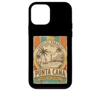 Custodia per iPhone 12 mini Vintage Punta Cana Viaggio Souvenir Landmark Turistico Regalo