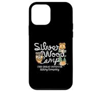 Custodia per iPhone 12 mini Vintage Silver Wood Camp The Great Outdoor Escursioni