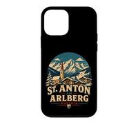 Custodia per iPhone 12 mini Vintage St. Anton am Arlberg Austria Viaggio Landmark Gift