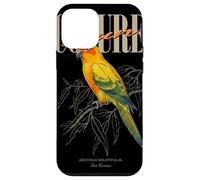 Custodia per iPhone 12 mini Vintage Sun Conure Bird Watching Arte Natura Amore Uccelli