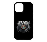 Custodia per iPhone 12 mini Vinyl Record Collector Spin It Loud Love The Crackle