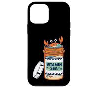Custodia per iPhone 12 mini Vitamin Happy Crab Ocean Beach Sea Design