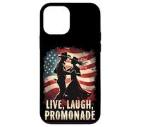 Custodia per iPhone 12 mini Vivi, ridi, Promenade Square Dance Style