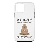 Custodia per iPhone 12 mini Vorrei che mi mancassero le capacità di pensiero critico Capybara