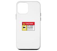 Custodia per iPhone 12 mini VR Player Gamer Hazard Warning Realtà virtuale (arte sul retro)
