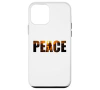 Custodia per iPhone 12 mini Walk for Peace - Monk with Aloka Dog Sunset Color Graphic