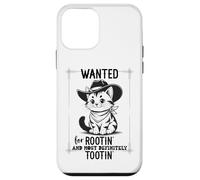 Custodia per iPhone 12 mini Wanted for Rootin Most Definitely Tootin Cowboy Cat Farting