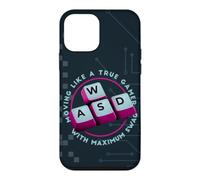 Custodia per iPhone 12 mini WASD si muove come un vero design della tastiera da giocatore