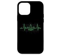 Custodia per iPhone 12 mini Weed Leaf Heartbeat 420 - Cannabis, marijuana, Stoner Poison