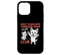 Custodia per iPhone 12 mini West Highland Terrier Mom Club Cane Mamma Mamma Festa della Mamma