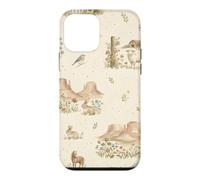 Custodia per iPhone 12 mini Western Meadow Homestead Conigli Sheep Horse Farm Ranch