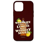 Custodia per iPhone 12 mini Whiskey Quote When Life Hands You Lemons Whiskey