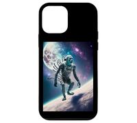 Custodia per iPhone 12 mini Wild Wendigo Skinwalker in Space Illustration Graphic Design