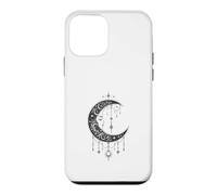 Custodia per iPhone 12 mini Witchy Crescent Moon Gothic Celestial Lunar Design