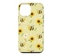 Custodia per iPhone 12 mini Womens Kids Girls Cute Flowers Honey Bee Lover