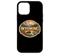 Custodia per iPhone 12 mini Wyoming Souvenir Stato Visitatore Memorabilia Viaggiatore Turistico