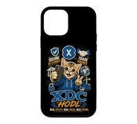 Custodia per iPhone 12 mini XDC Selfie Kitty Bullrun HODL Crypto Pet Blockchain Design