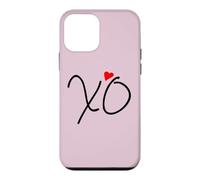Custodia per iPhone 12 mini XO XO Kiss Cuore Rosso Carino Kawaii Valentine Love Design