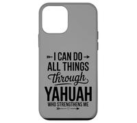 Custodia per iPhone 12 mini Yahuah Yahusha Leone di Giuda Radici ebraiche Fede Abbigliamento