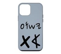 Custodia per iPhone 12 mini Yeshua Aleph Tav Gesù Primo Ultimo in Ebraico Paleo (nero)
