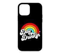 Custodia per iPhone 12 mini You Had Me At Day a bere Retro Beach Summer Rainbow Fun