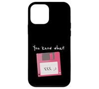 Custodia per iPhone 12 mini You Know What Floppy Disk XXX Smiley Retro Humor Vintage Fun