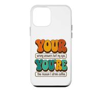 Custodia per iPhone 12 mini YOUR YOU'RE Funny Grammar English Teacher Humor