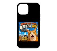 Custodia per iPhone 12 mini You've Got To Be Kitten Me Funny Cat UFO Flying Saucer