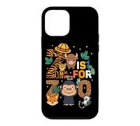 Custodia per iPhone 12 mini Z è per gli animali dello zoo, gita allo zoo nella giungla, simpatica giornata allo zoo Kawaii